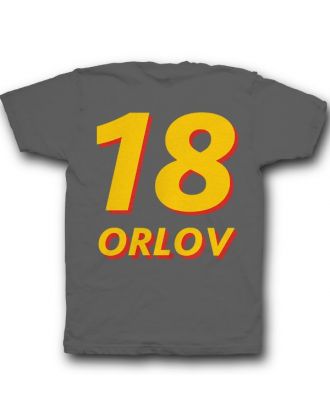 Именная футболка с объемным шрифтом #18